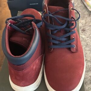 Timberland Men's Red High Tops